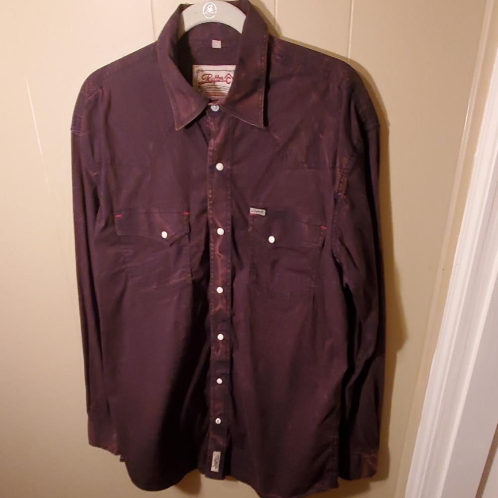 Mens Large Rafter Cowboy Collection  Shirt